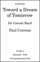 Toward a Dream of Tomorrow Concert Band sheet music cover